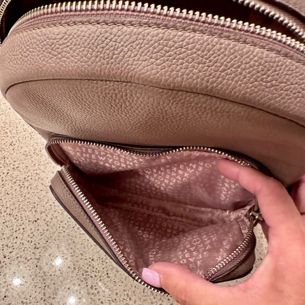 Authentic Kate Spade pebble leather backpack in tan. In excellent condition. - Picture 7 of 7